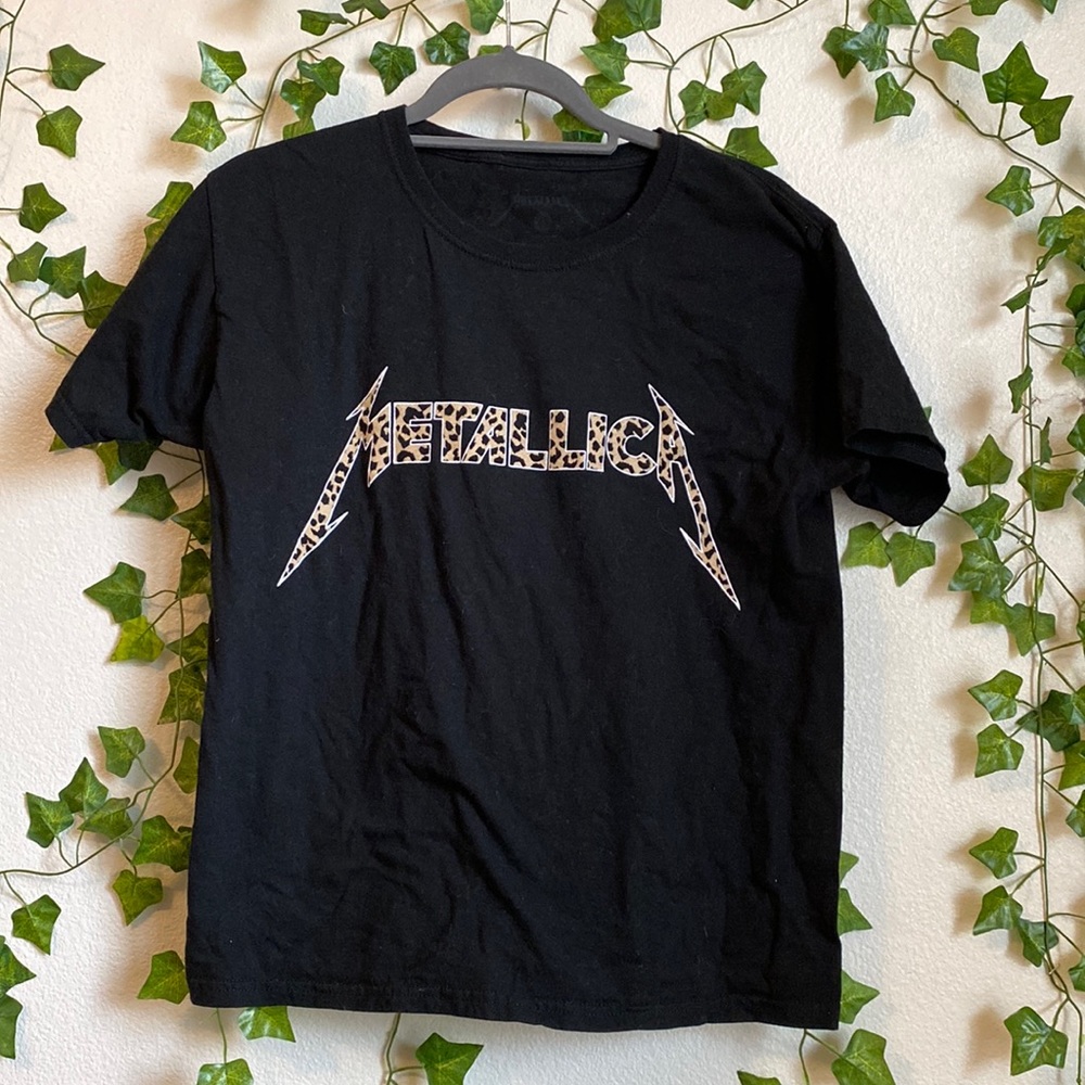 Cheetah Print Metallica T-Shirt
